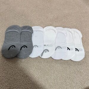 Head Men's Casual Gray and White Socks